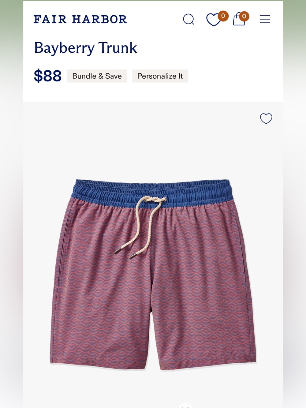 Fair Harbor Bayberry Trunk